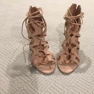 Nude pink charlotte russe heels